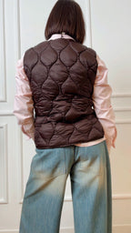 Piumino leggero smanicato Ragno DP02KS