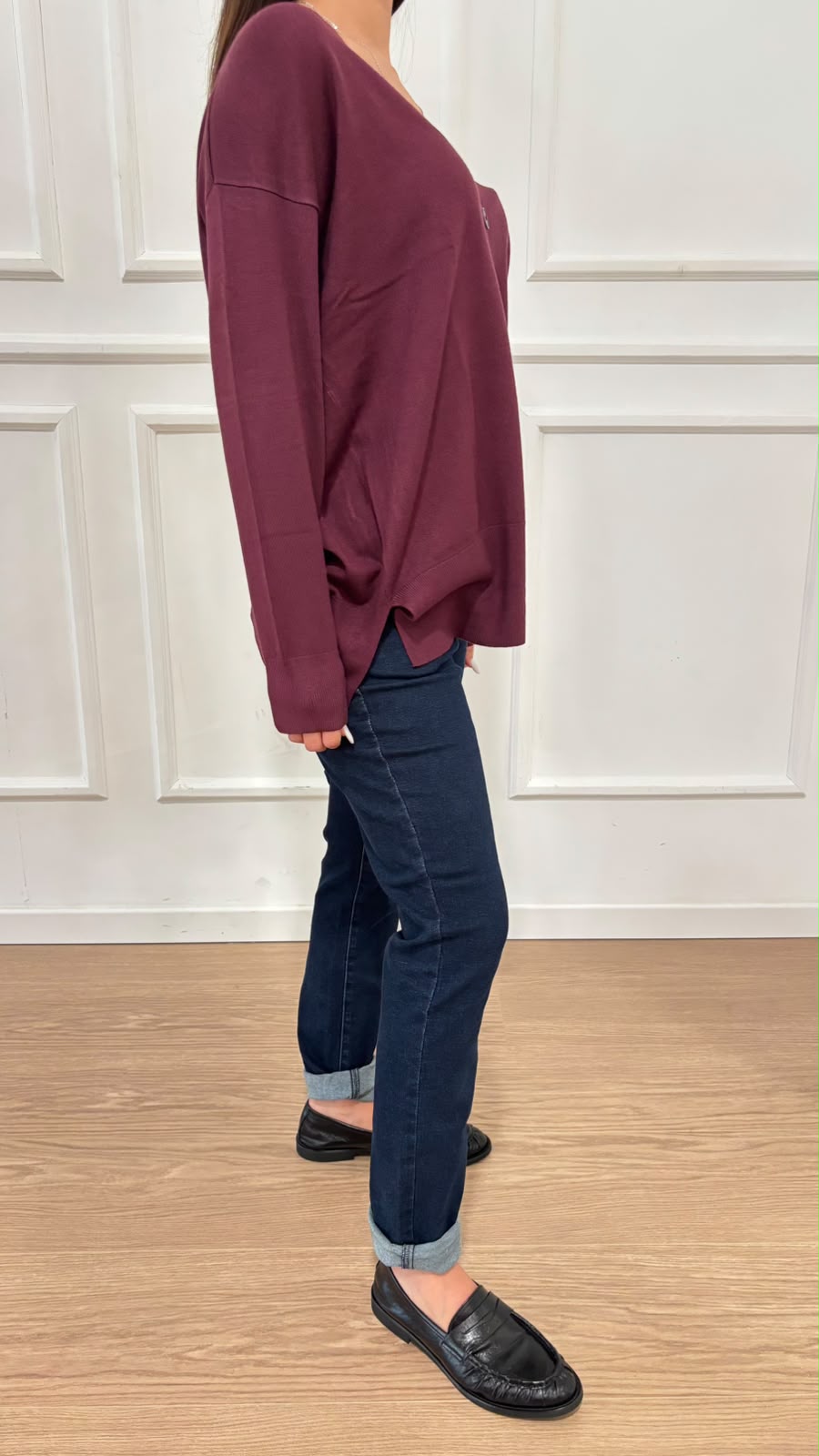 Cardigan a V over Ragno DQ64TI
