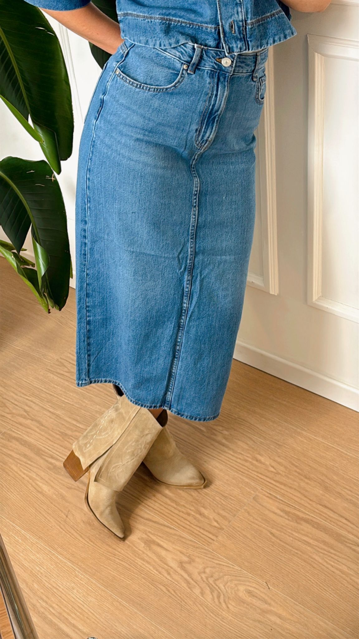 Gonna in jeans Lumi Only