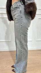 Jeans glitter Zeno Vicolo DF5051 grigio