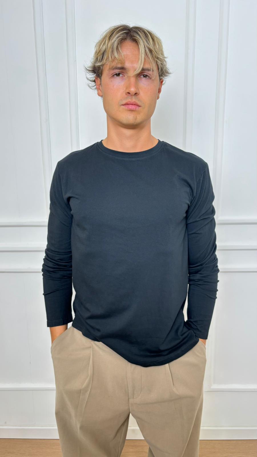 T-Shirt manica lunga Imperial T8406AI02 nera