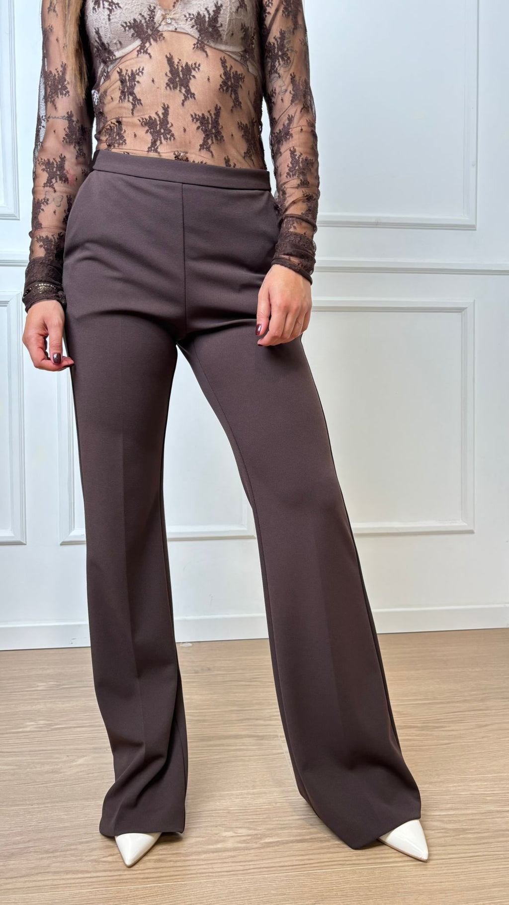 Pantalone zampa Imperial P3E9KAW moro