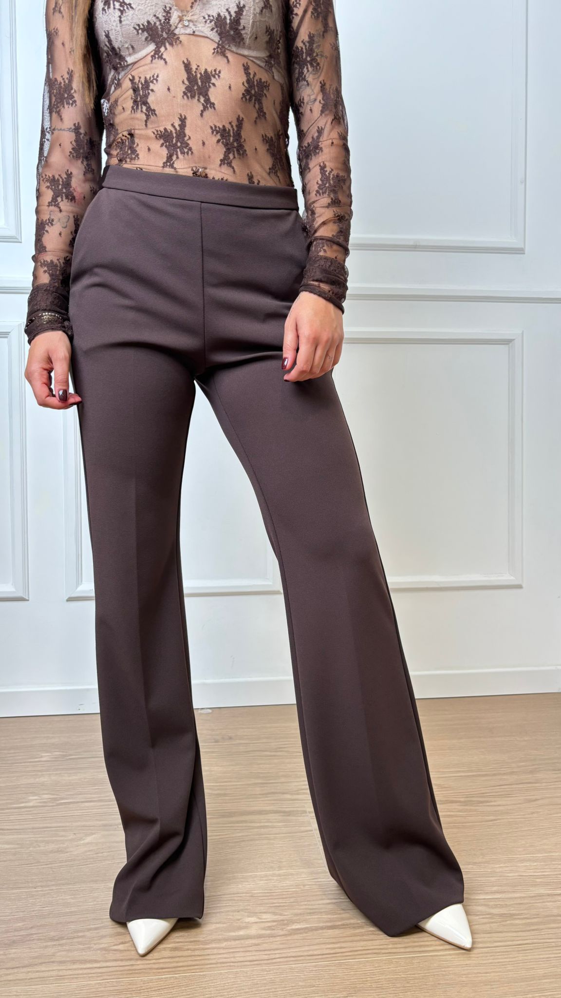 Pantalone zampa Imperial P3E9KAW moro