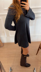 Abito in maglia Only Amalio grigio