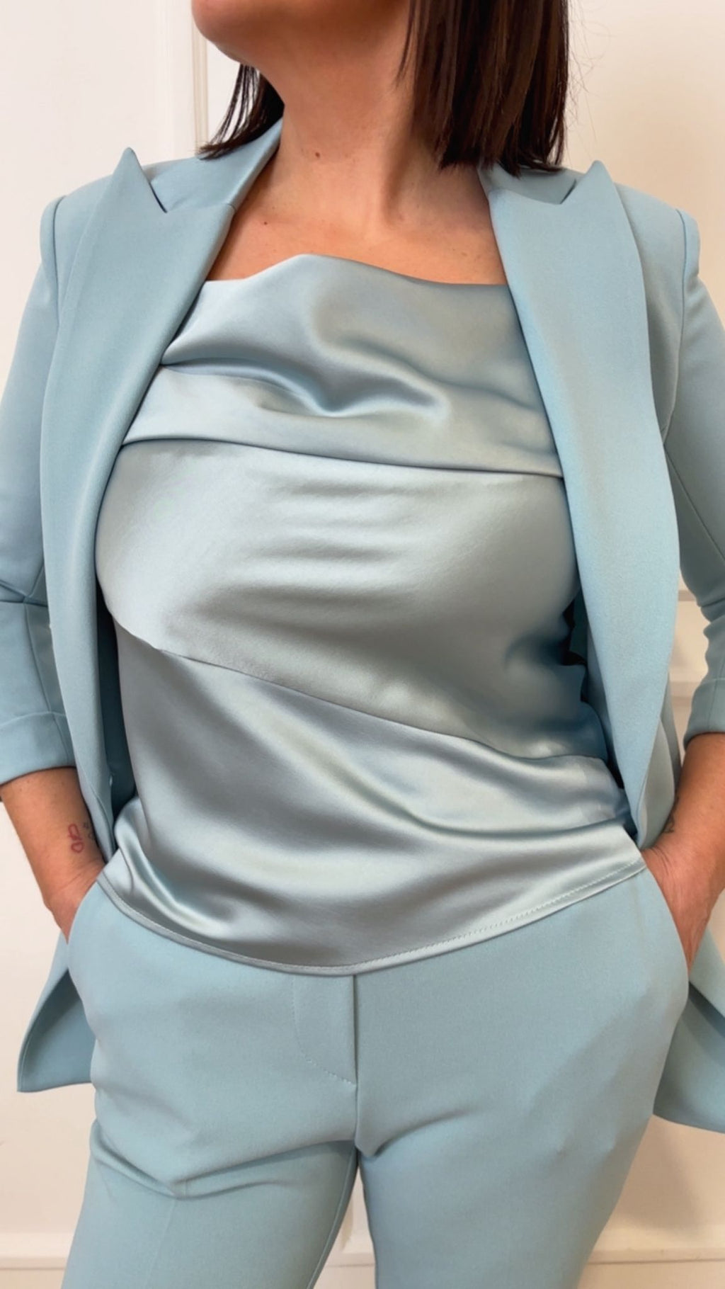 Top spalline effetto raso Imperial RIP6LBA