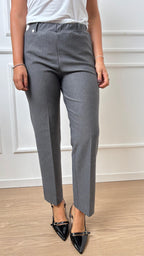 Pantalone straight Ragno DB24PP 202 grigio medio melange