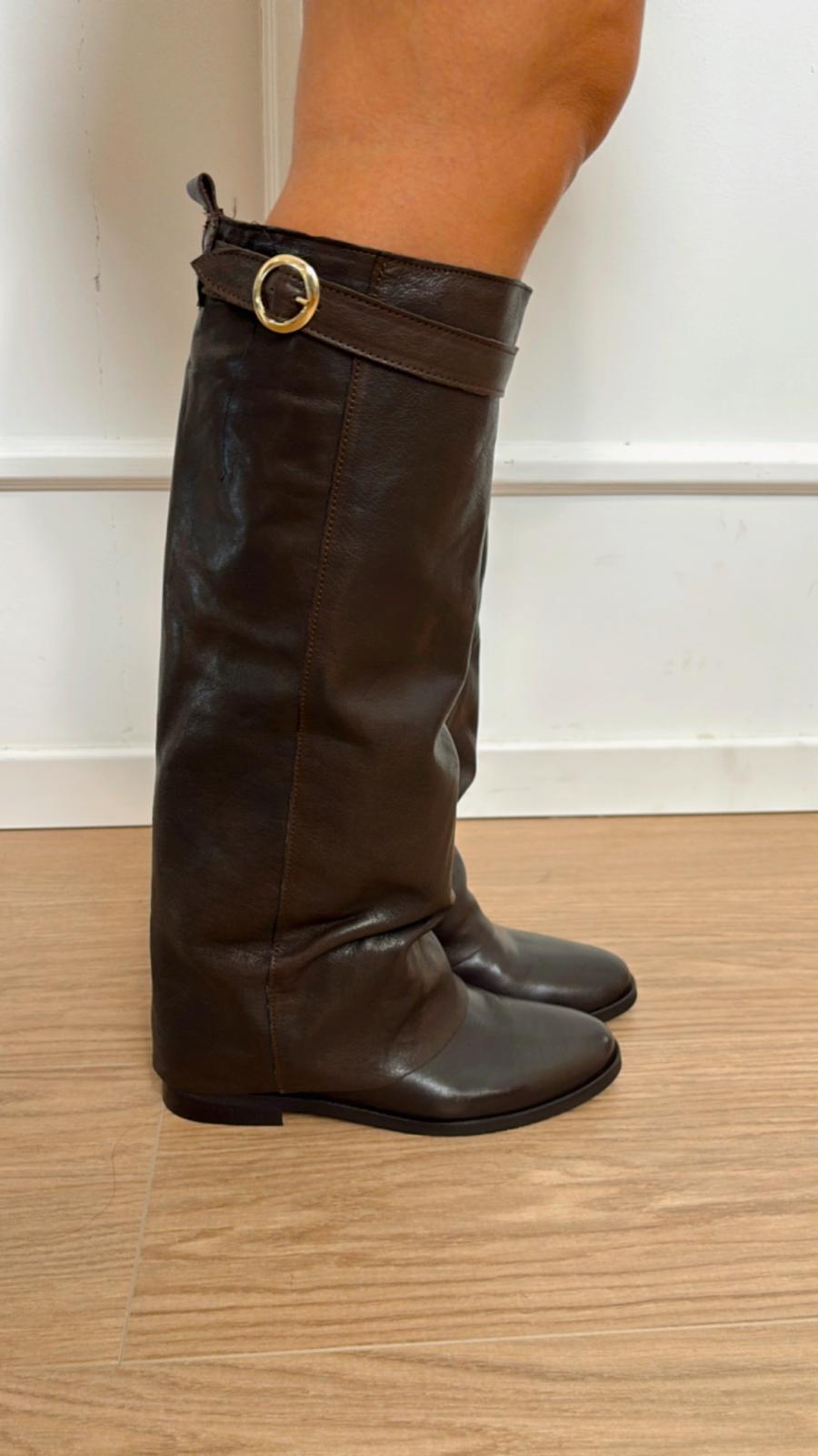 Stivale alto con fibbia DF 124 Divine Follie