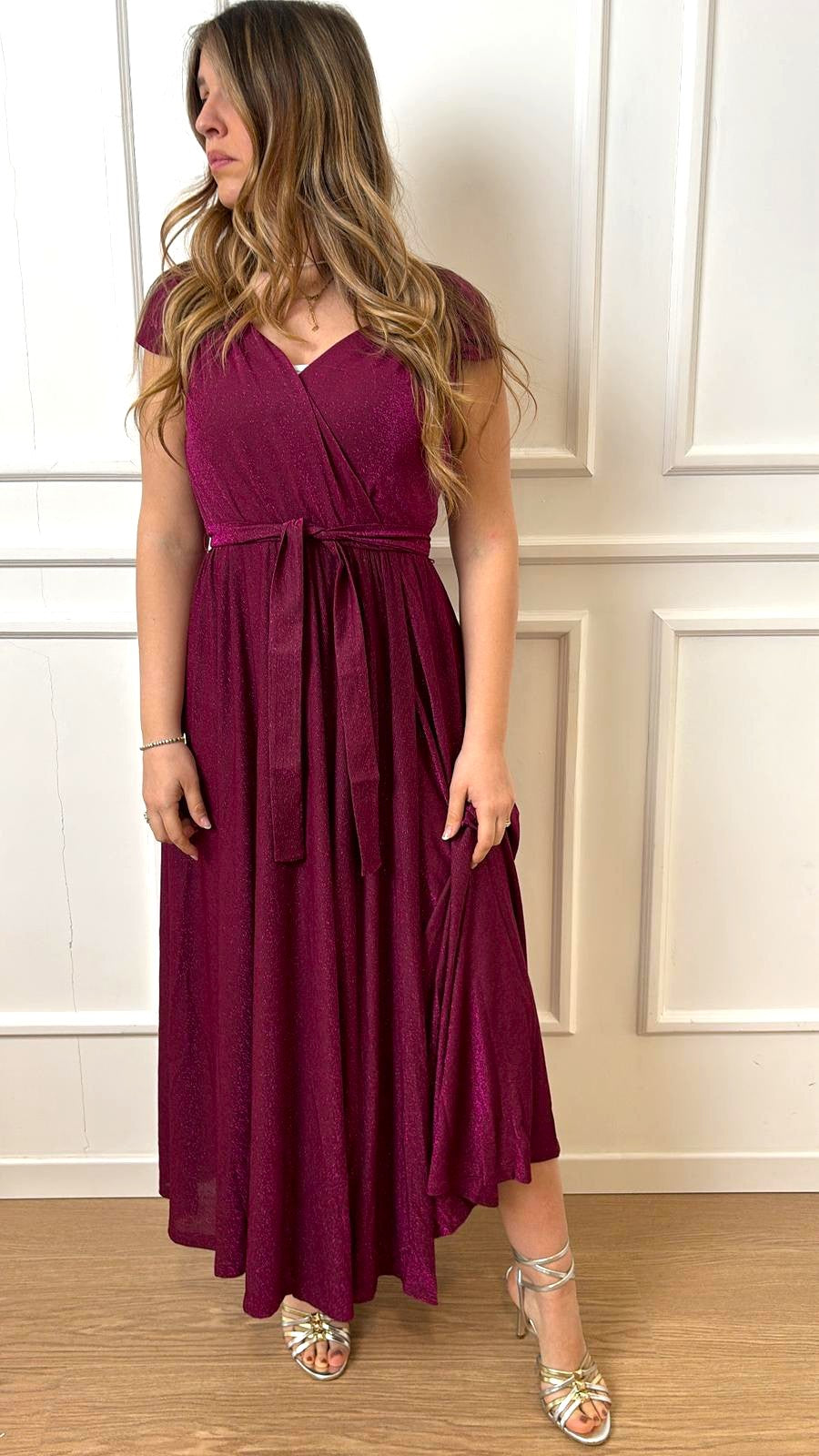 Abito lurex in jersey Emme Marella Rollio