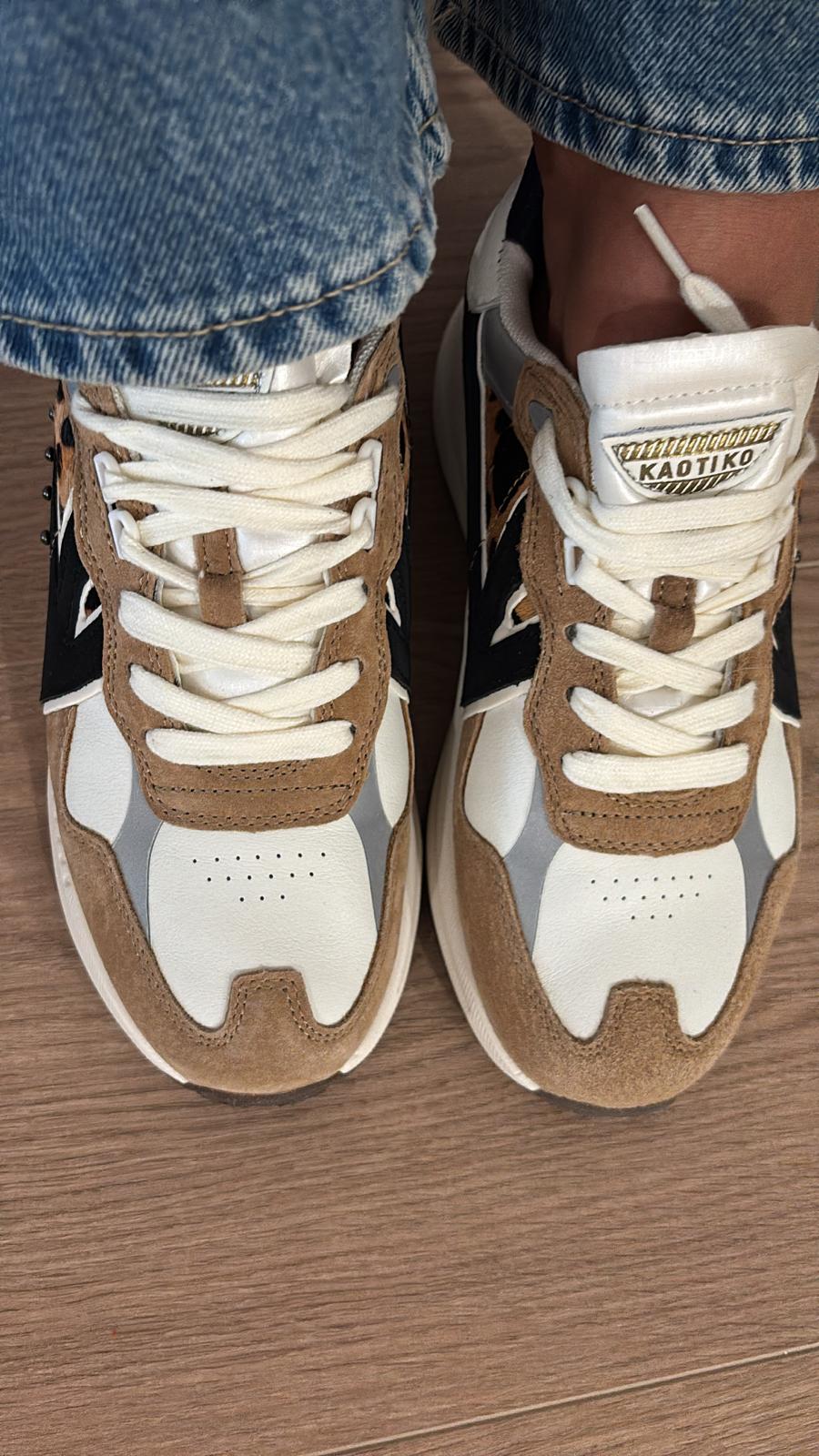 Sneakers Detroit glam Leopard AR002 01 2700 Kaotiko