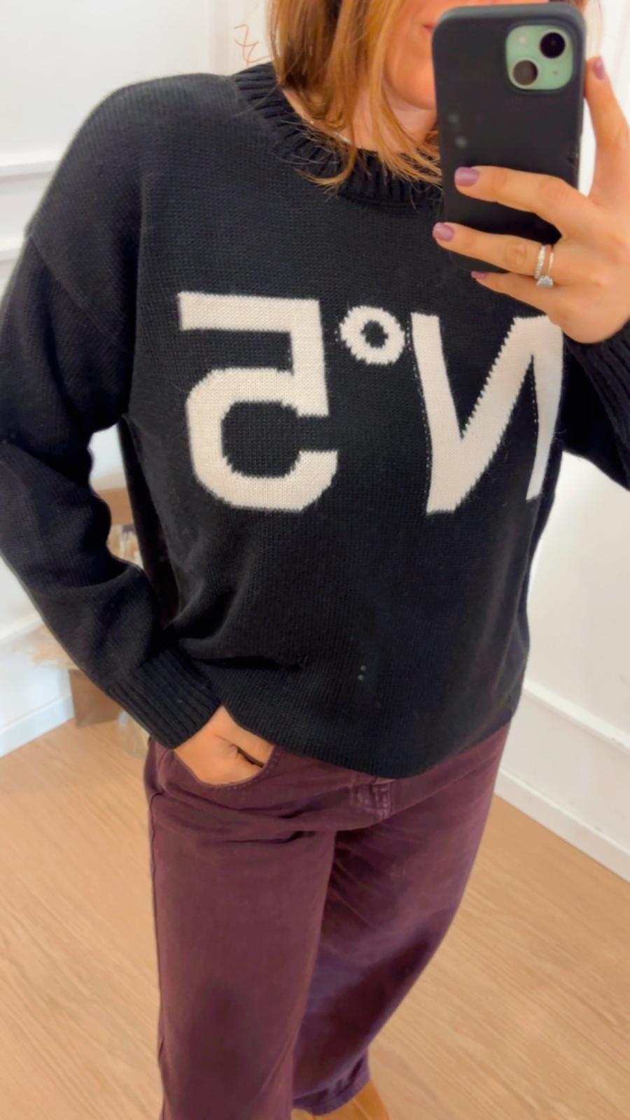 Pull N°5 Tensione In W5HMJ56A Nero