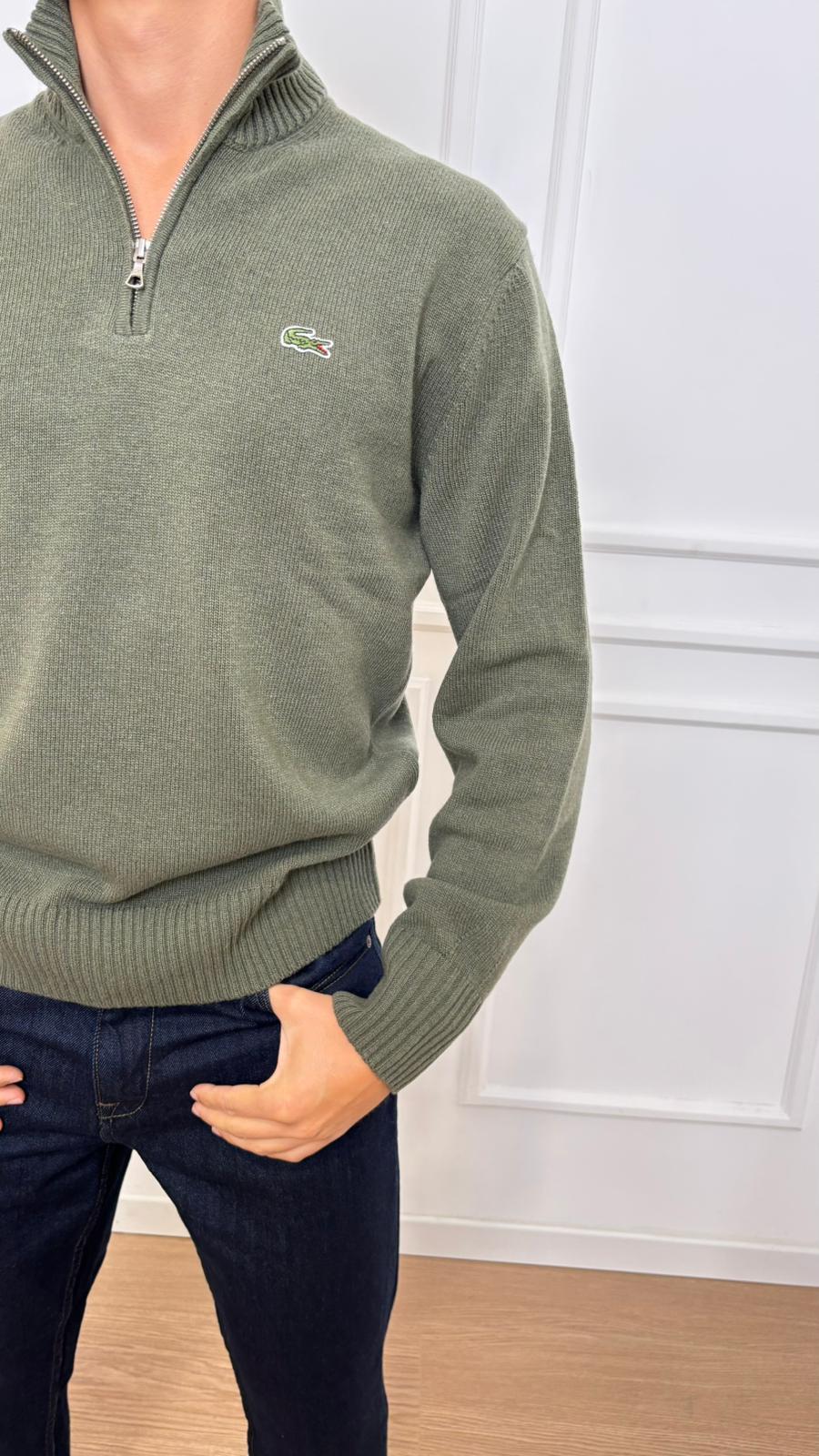 Maglia mezza zip Lacoste AH3052 E9F