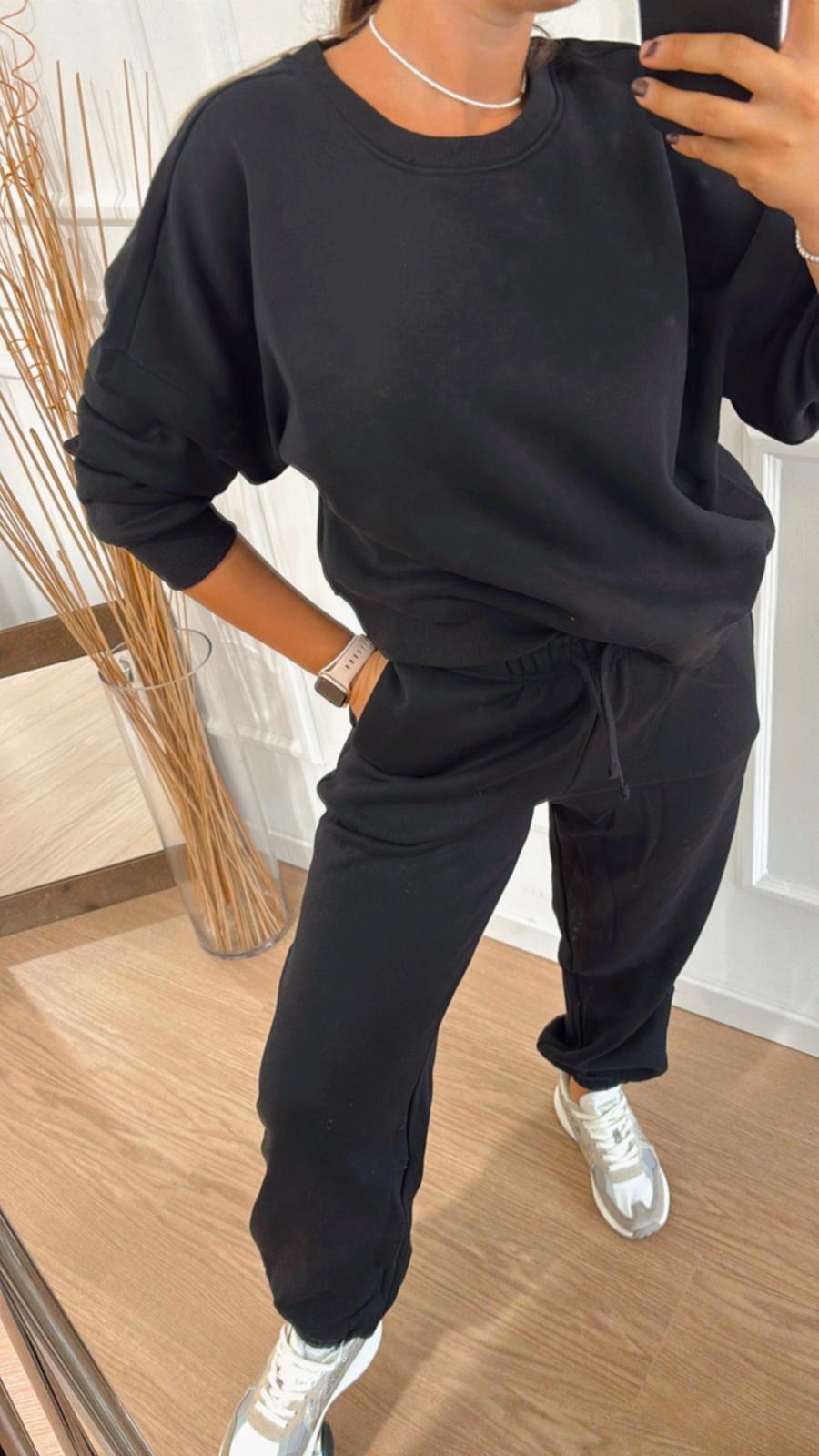 Pantalone felpato Only Best 15357504 Nero