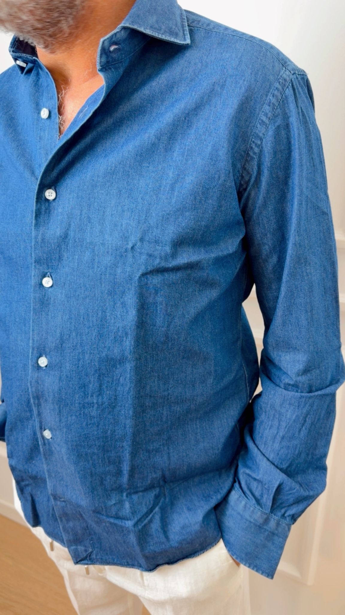 Camicia denim E26 Bottega Artigiana