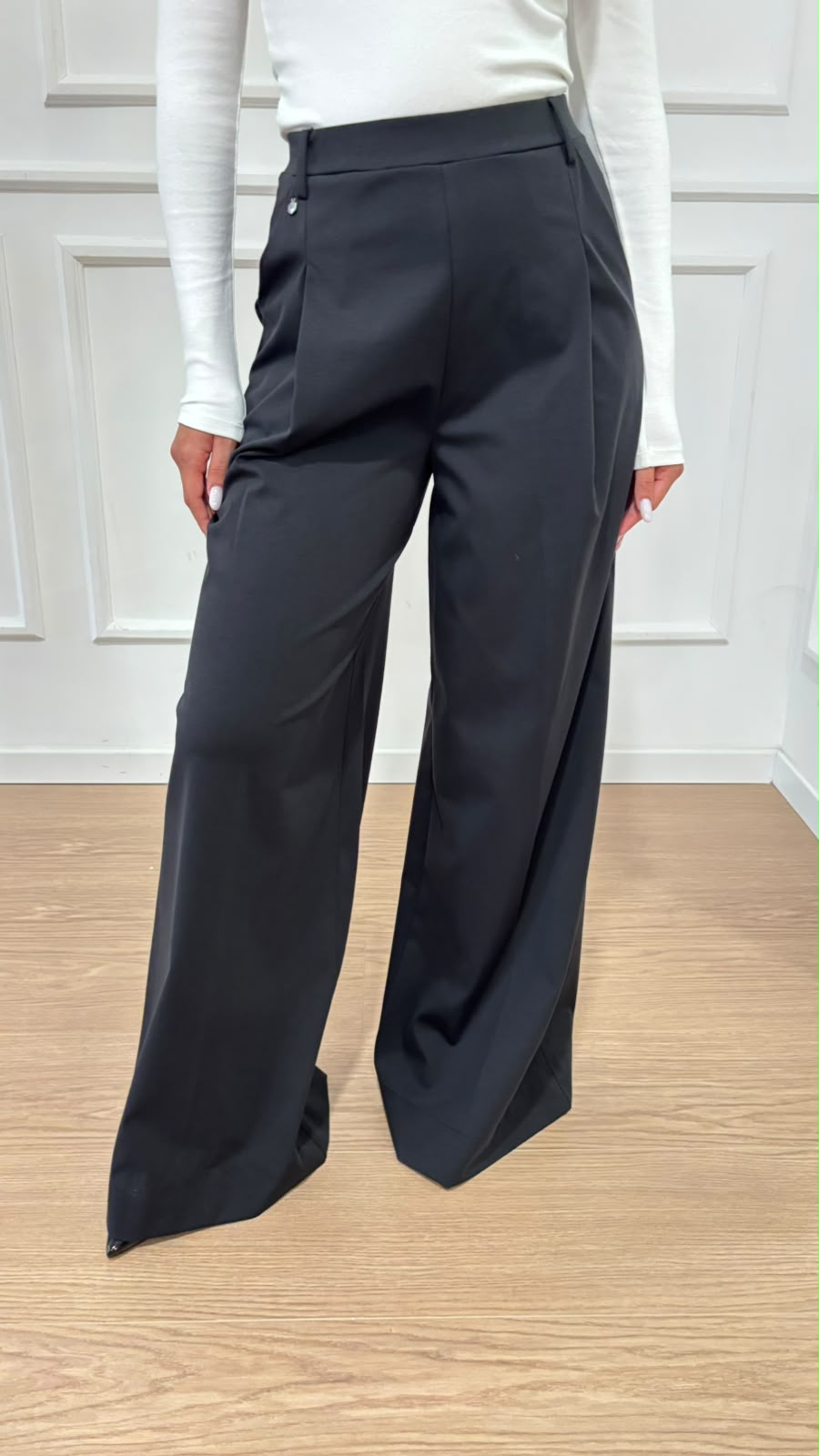 Pantalone wide leg Ragno DS82PA