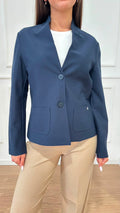 Blazer corto in compact jersey Ragno DO23G9