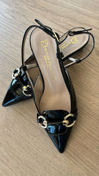 Ballerina in vernice Divine Follie 8006 nera