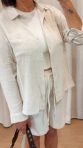 Camicia viscosa e lino Only Yasmin