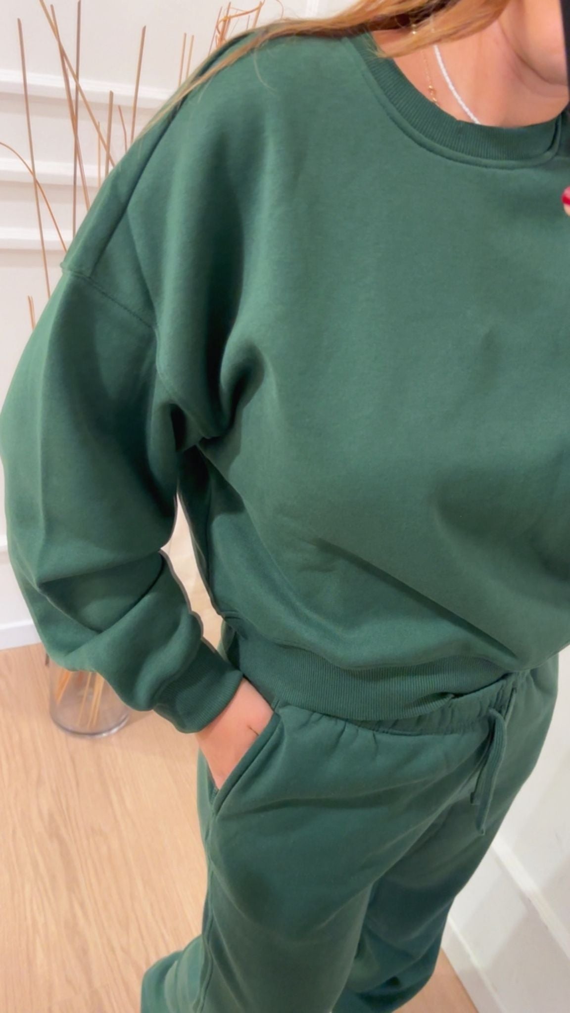 Felpa girocollo Only Best 15338727 Verdone