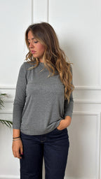 T-Shirt elasticizzata Polpo 011 Emme Marella grigio