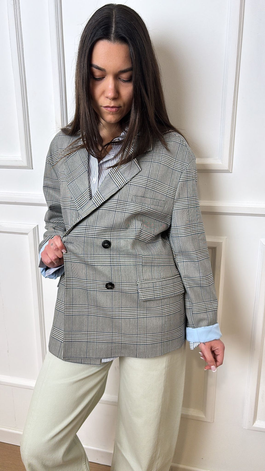 Blazer over doppiopetto Tensione In 26B3989