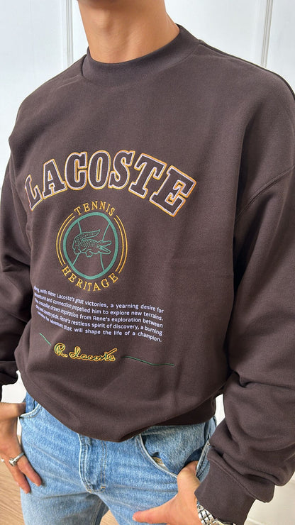 Felpa con ricamo Heritage Lacoste SH5888
