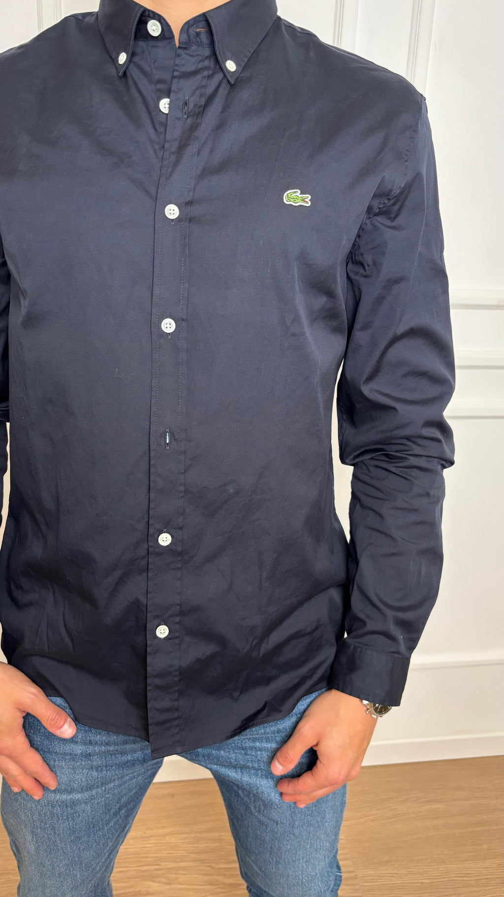 Camicia in cotone regular fit Lacoste CH2933 00 HDE