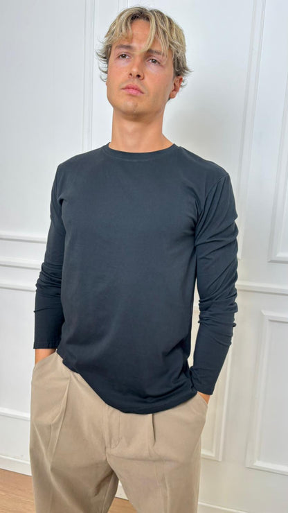 T-Shirt manica lunga Imperial T8406AI02 nera