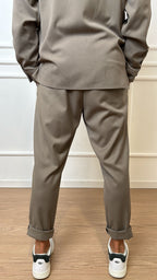 Pantalone laccio Imperial PC8QKV Taupe