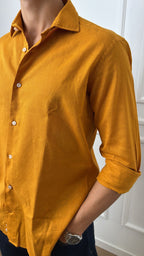 Camicia regular fit puro lino E26 Roma Turchetti