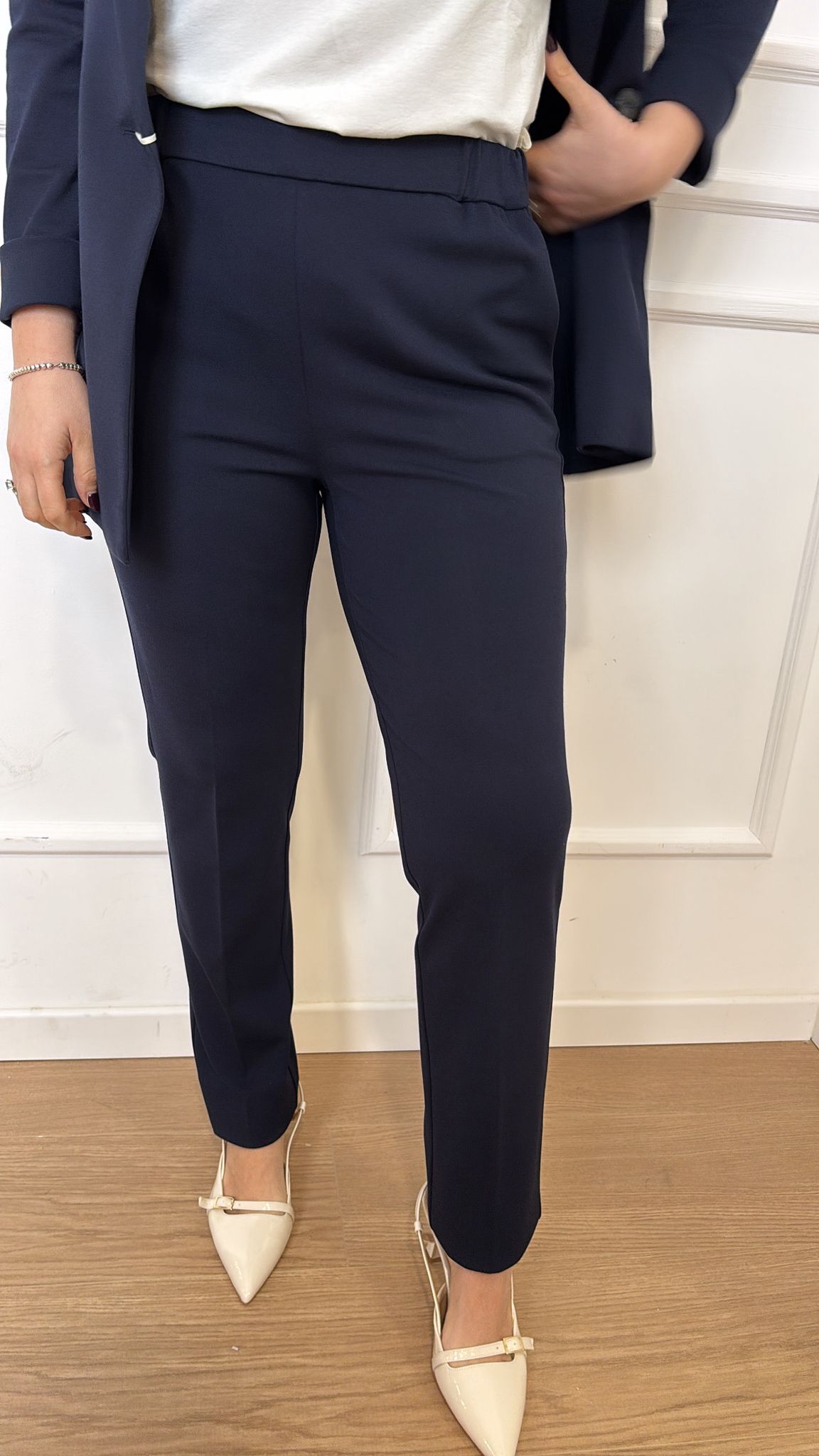 Pantalone stretch Emme Marella chinos 003