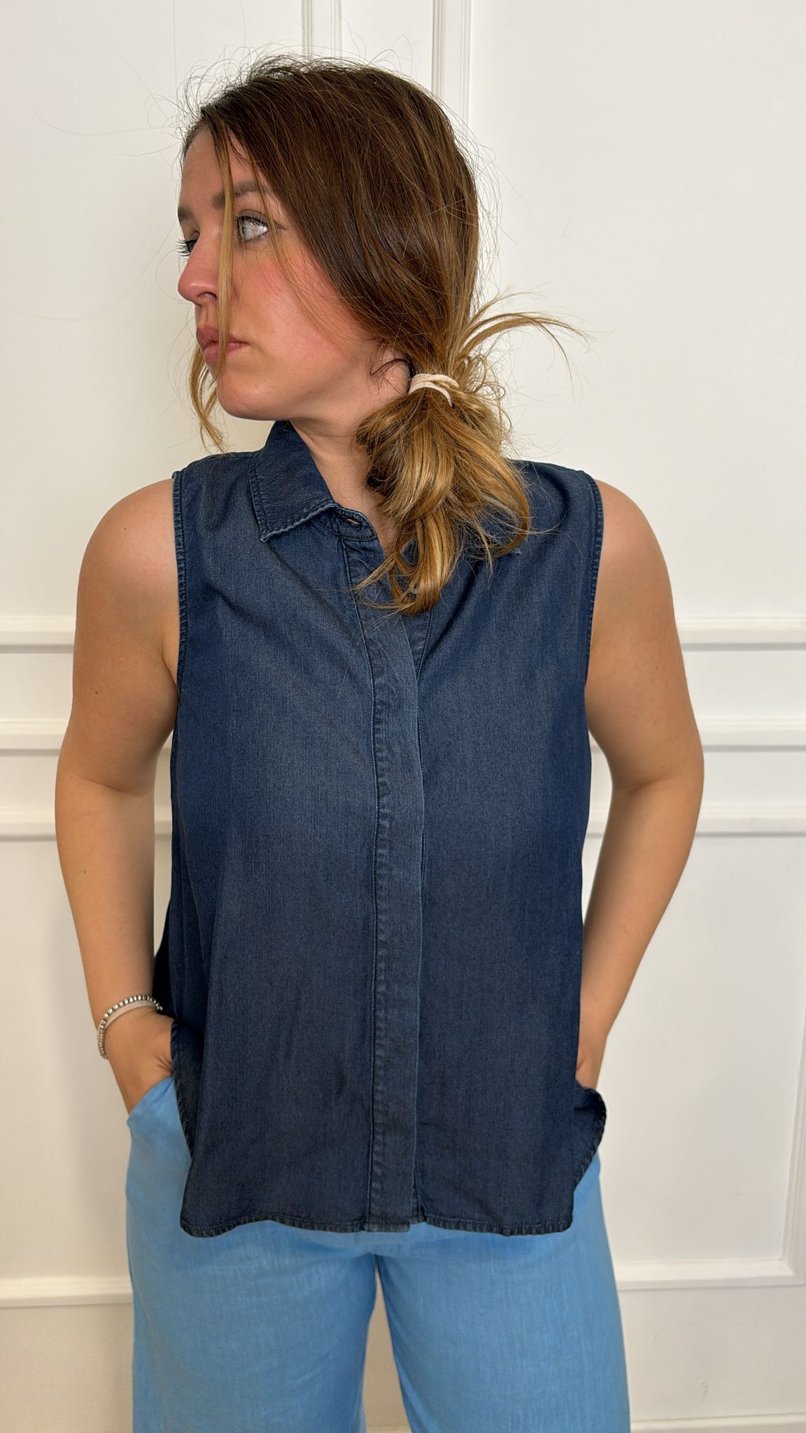 Camicia in denim Scapo Emme Marella 001