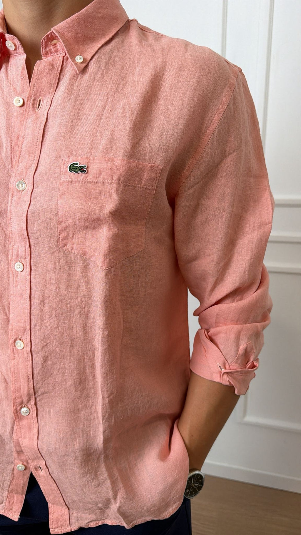 Camicia in lino Lacoste CH5692