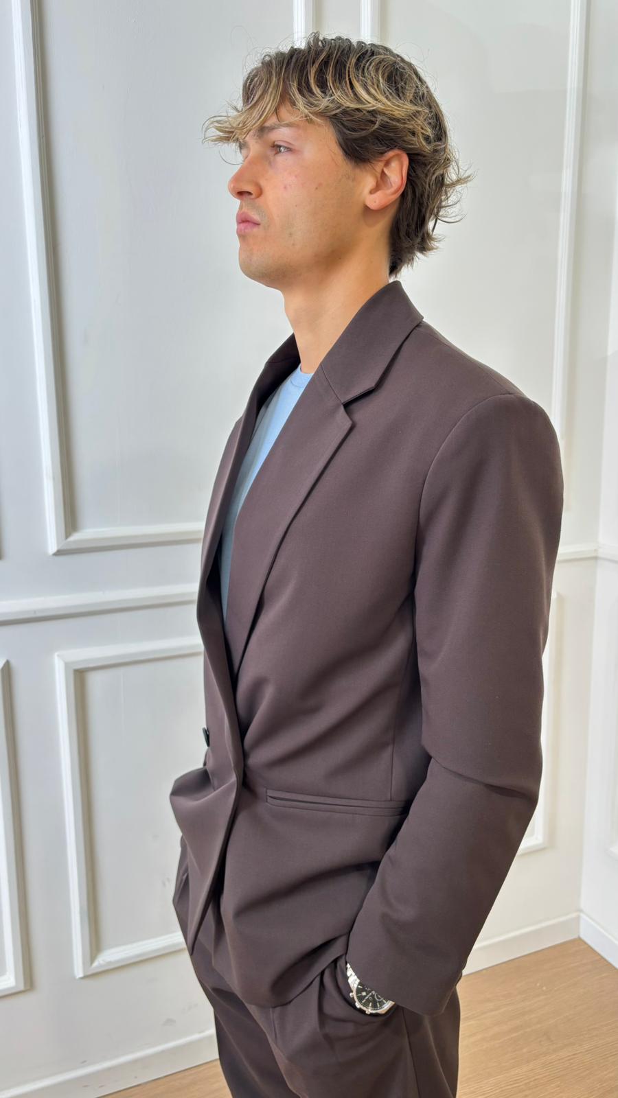 Blazer doppiopetto Imperial JZ1MLBQ Caffè