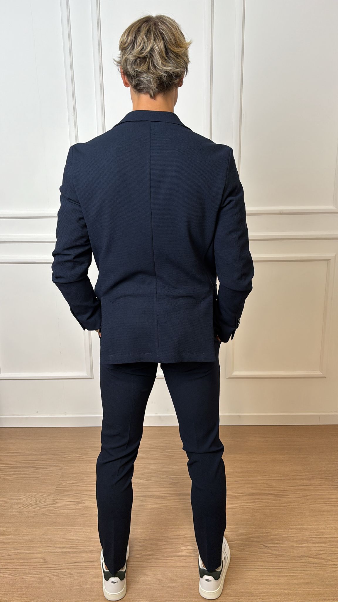 Blazer lavorato Imperial J6405561AZ blu