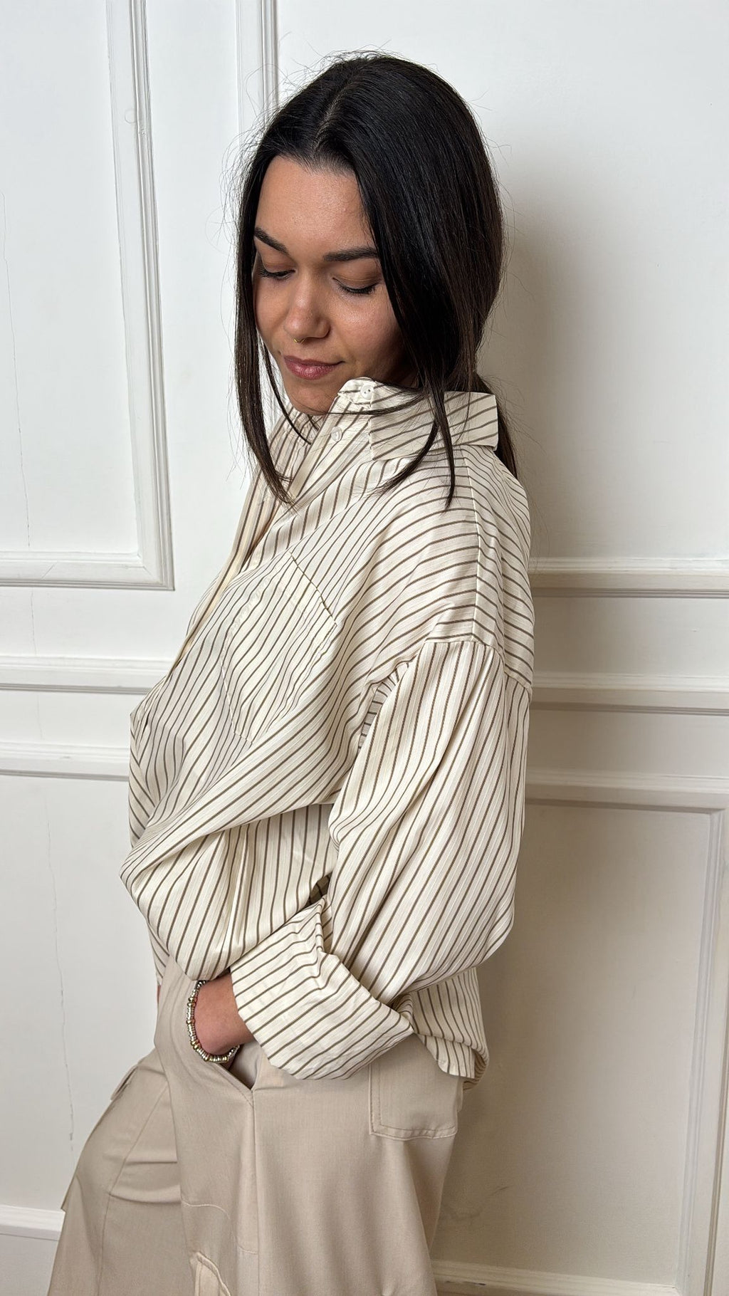 Camicia righe Tensione In S26C065