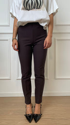 Pantalone cigarette Ragno DE72PS A75 cioccolato