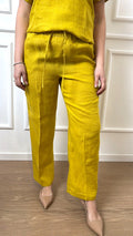 Pantalone in tela di puro lino Emme Marella Sauna
