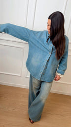 Camicia in denim Tensione In Daisy SS26CAMP
