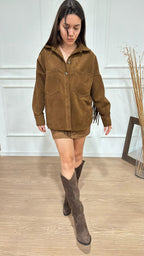 Giacca suede con frange Dixie JDESKCS