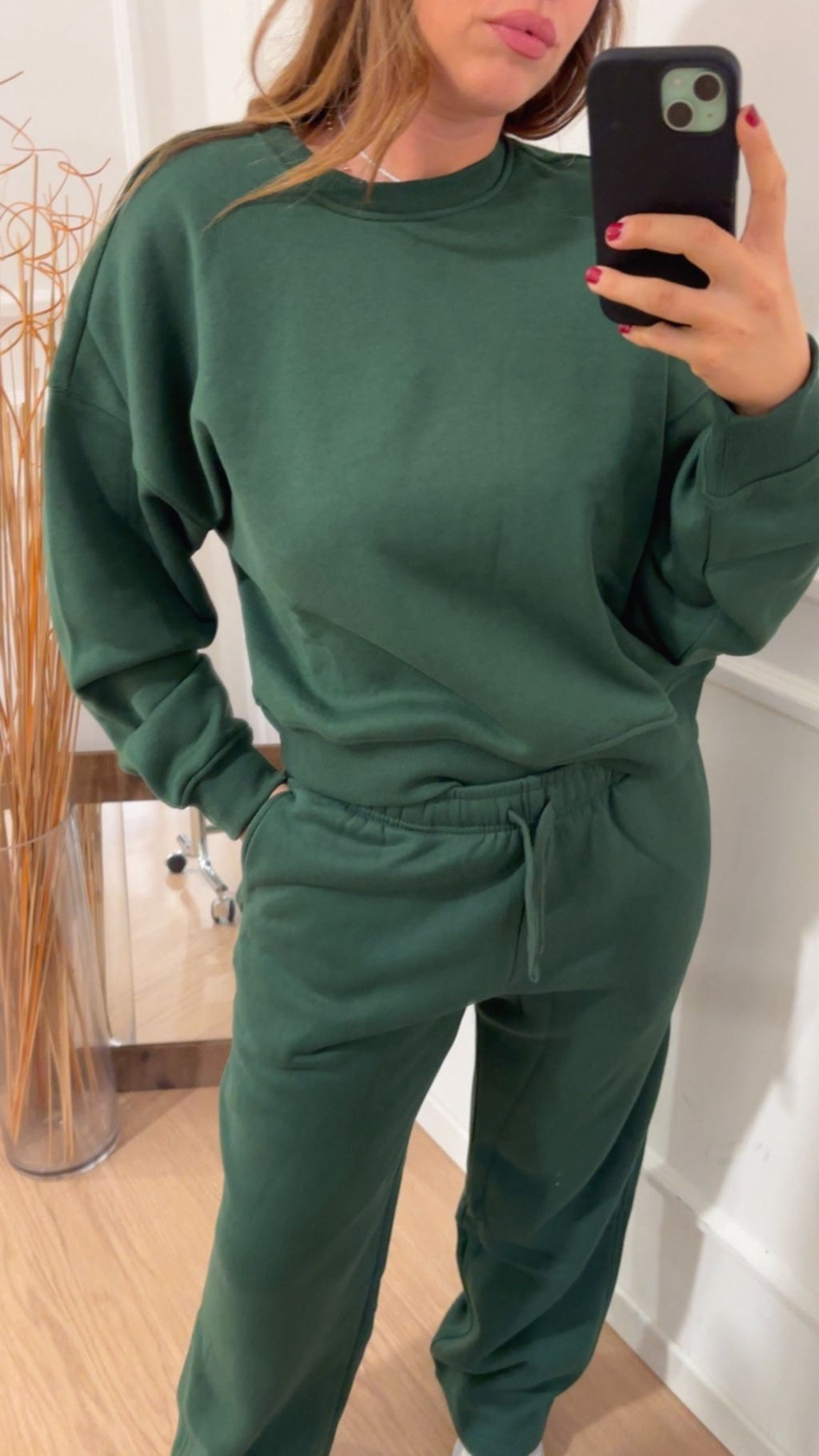 Felpa girocollo Only Best 15338727 Verdone