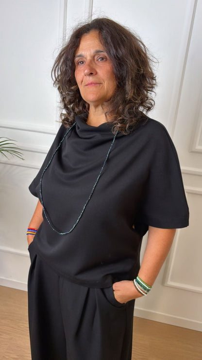 Maglia mezza manica Cipriani 36408 nera