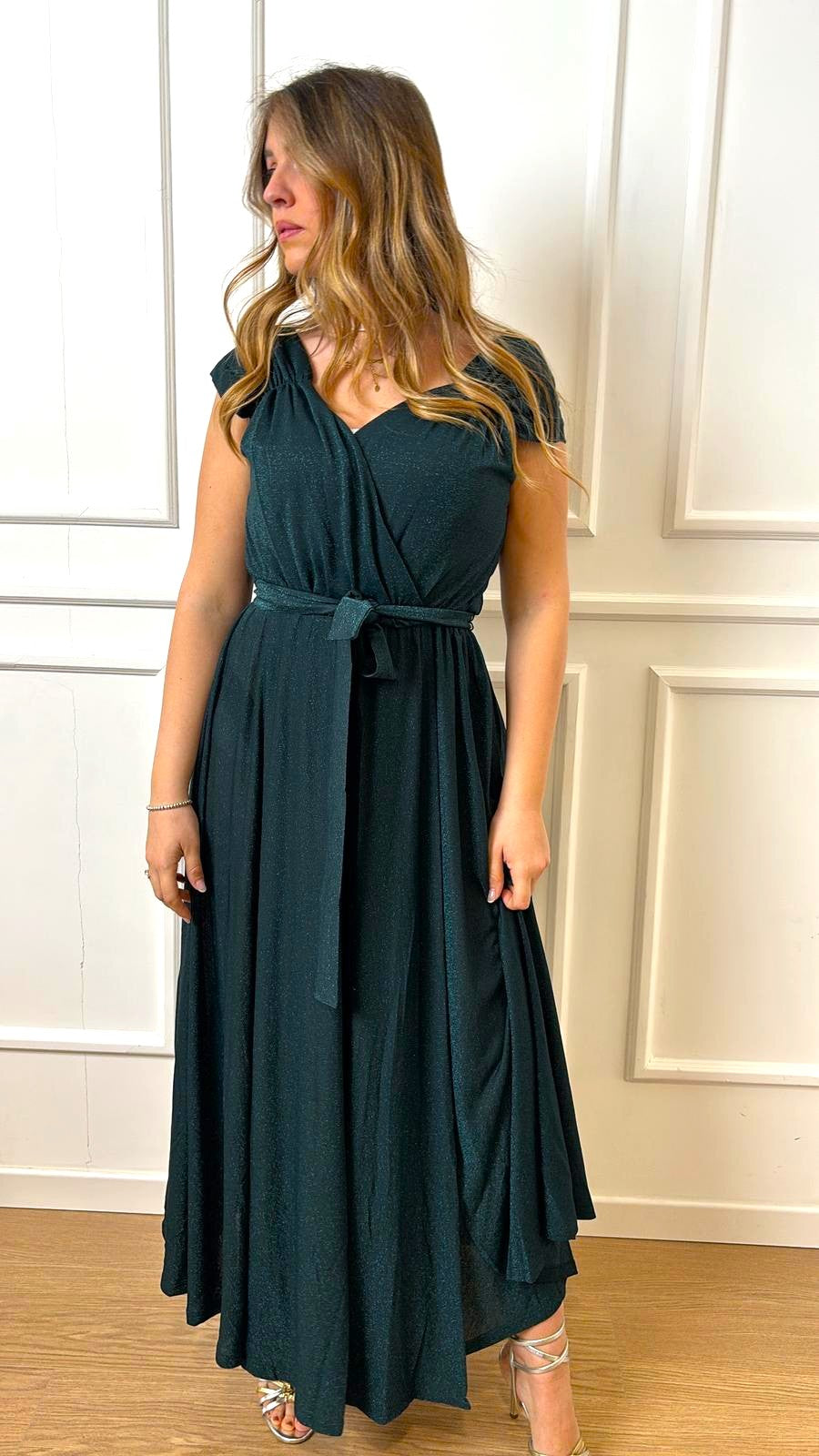 Abito lurex in jersey Emme Marella Rollio