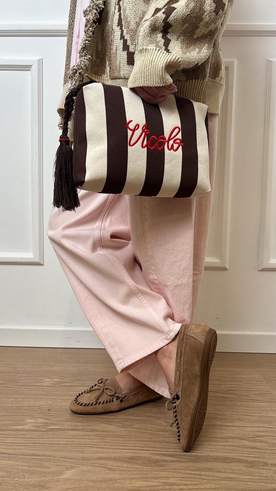 Bag righe Vicolo XAB0050