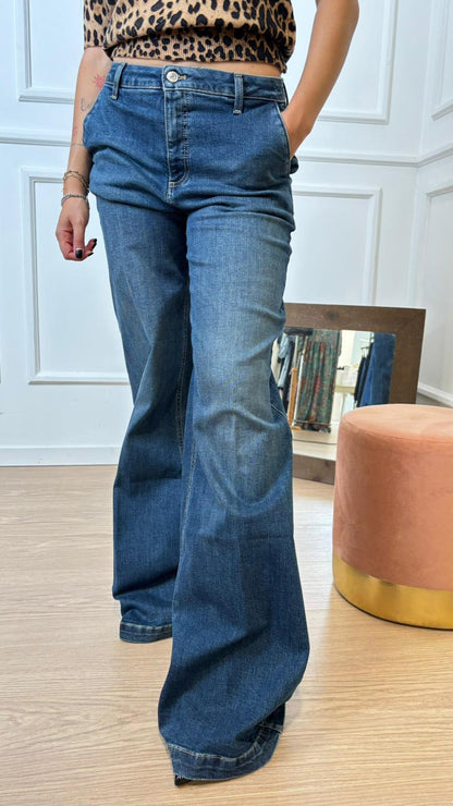 Jeans Elena wide leg fit Vicolo DF5103