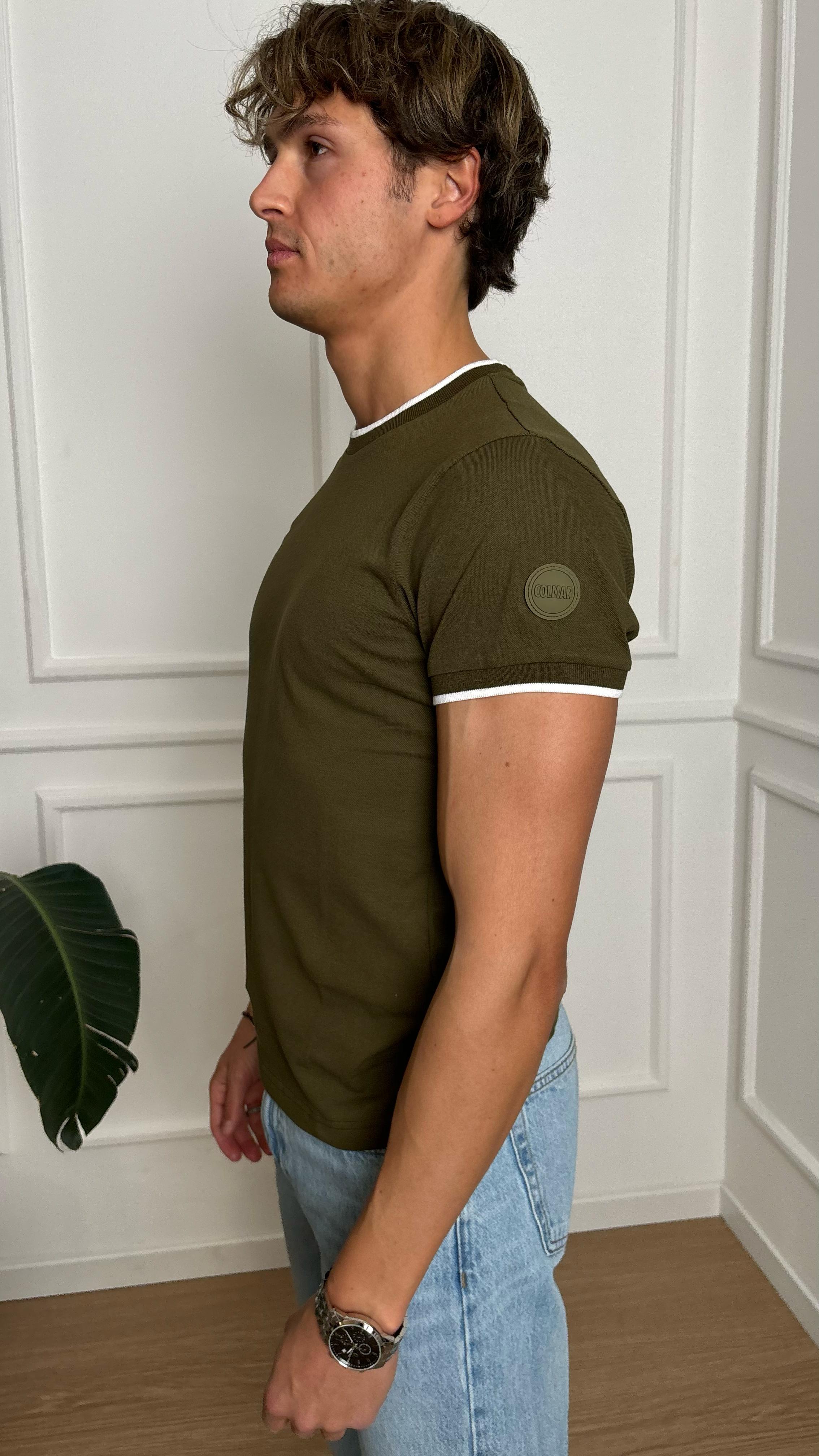 T-Shirt in piquet Colmar 7506R 4SH 720