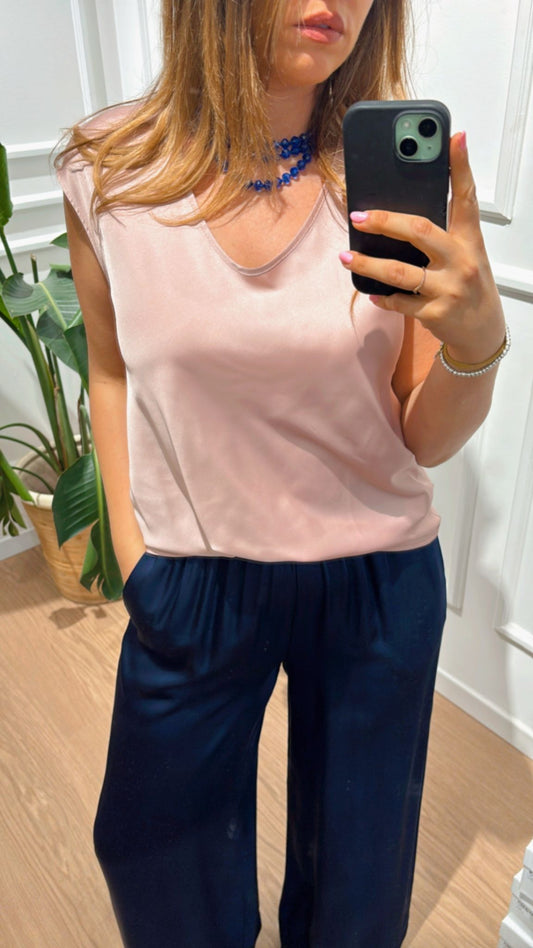 Top fluido Imperial REH0JDG rosa