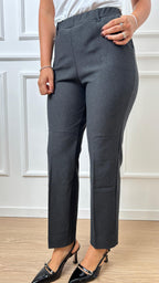 Pantalone straight Ragno DB24PP 489 grigio scuro melange