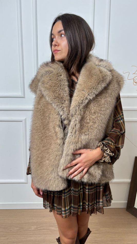 Gilet in pelliccia Dixie L648Y020