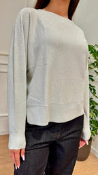 Maglia boxy fit lurex Ragno DT54TB