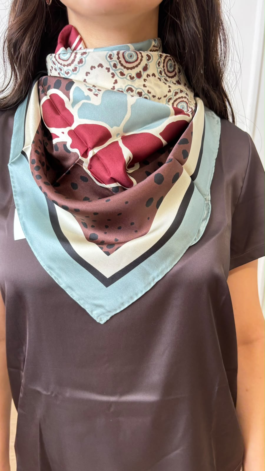 Foulard in pura seta Campo Emme Marella
